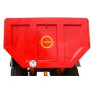 Remorque benne Juscafresa avec porte arrière manuelle d’une pièce