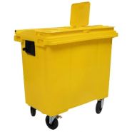 Chariot à déchet - Soco'or - 660L - HDPE haute résistance, roues 200mm, anti-UV_2