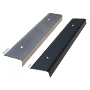 Nez de marche antidérapant à visser - En aluminium strié et coloré version XL - 60 mm x 24 mm_2