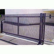 Portail coulissant tubes passants - 7000 / 1250_2