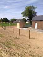 Abri de jardin en bois Douglas - DIV005 - 48 mm - LCI Cheval - Fabrication française_2