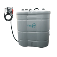 Cuve à fioul 1500L DISTRIFIOUL COMPACT 1500FLW - Pompe 56L/min - Station murale - Double paroi_2