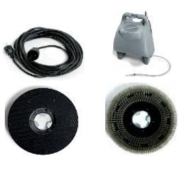 Monobrosse professionnelle FM43 B 180G - 230V, 1100W, 180 tours/min, 35kg pour lavage et traitement sols durs_2