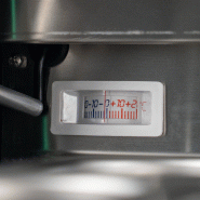 Vitrine réfrigérée Gastronorm - comptoir avec espace de stockage et vitre rabattable - Réf : SPID200_2