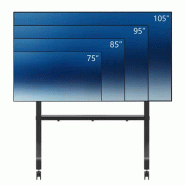 Neomounts FL50-575BL1 Support au sol mobile pour écran 65-110