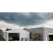 Bâtiment de stockage flexible et démontable -Portée libre de 10 m, 15 m ou 20 m et hauteur latérale de 4m - Easycover_2