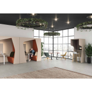 Cabine acoustique insonorisée Komunikube® - Design, personnalisable et intimiste pour bureaux_2