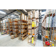 Chariot tri-directionnel Mitsubishi THD13-15N3 - pour allées étroites et stockage haute densité_2