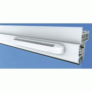 Entrée d&#039;air autoréglable acoustique mini esea finition gris clair