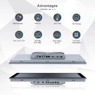 Panel PC industriel fanless 23.8