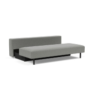 Canapé design MERGA convertible - Lit 140x200 cm avec boîte de rangement - Tissu bouclé Ash Grey_2