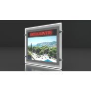 Le Dynamique - Porte-affiche LED Immocom - Format A3 avec journal lumineux_2