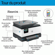 OfficeJet Pro 9122e Sans fil All-in-One Couleur Imprimante, Instant Ink; Impression recto-verso_2