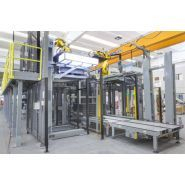 Palettiseur robotisé HURRICANE RAP FC - palette mobile, alimentation en hauteur - CLEVERTECH FRANCE_2