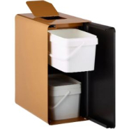 Borne de tri sélectif biodéchets - 2X10L ou 2X20L - CUBATRI_2