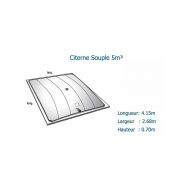 Citerne souple eau potable wp1100 - neatfx - volume 5 m3_2