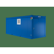 Module WC mobile avec diverses variantes d'équipements