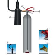 CS5-AB - Extincteur à dioxyde de carbone (CO2) - Anaf - 5 kg - Certifié PED, MED et NF EN3_2