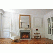 Insert électrique encastrable Oxford XL - flammes ultra réalistes - 2000W - design moderne_2