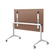 Table modulable, pratique  et esthétique, avec plateau rabattable, idéale pour vos espaces d'apprentissage_3