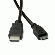 Roline green câble hdmi high speed avec ethernet, hdmi m - mini hdmi m, 2 m_2