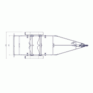 6m30-2m20 2x1350kg - 2700 kg - VLEMMIX - Remorque Porte-Bateau_2