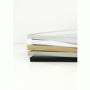 Cadre nickel - aluminium design - 10 x 15 cm - couleur gris - verre minéral 2 mm_2