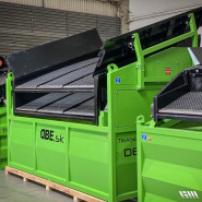 Crible stationnaire DB50 - 100% électrique, 20 à 80T/heure, 2600kg, surface de tamisage 6 m²_2