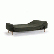 Canapé convertible multifonction Mimer - Design Innovation Living - 140x200cm - Tissu Twist Dark Green_2