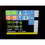 Scie à ruban automatique programmable COSEN - C510MNC avec coupes biaises et écran tactile_2