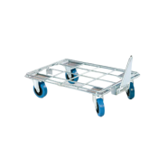 Base roulante tractable filaire pour charges légères - caisses plastiques 400 x 600 - 180 kg_2