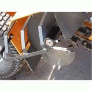 Trancheuse de sol thermique à chaines lumag gf800 - 60cm 15cv - autonome tranchées terre