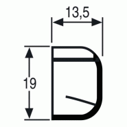 Déflecteur extérieur d321 t pour entrée d'air aérauliques universelles coloris blanc boîte de 10