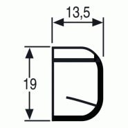 Déflecteur extérieur d321 t pour entrée d&#039;air aérauliques universelles coloris blanc boîte de 10
