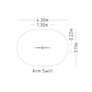 Équipement de fitness extérieur pour rééducation et remise en forme - Gym Arm Swirl - 8061219 - Hags - Étirement des bras et épaules_2