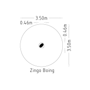 Jeu sur ressort Boing - réf 8019867 - HAGS - Vert - Scellement béton_2