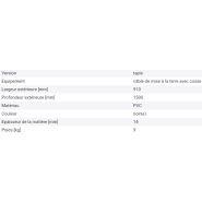 165103W - Tapis antistatique avec câble de terre, anneau de raccordement et revêtement antidérapant_2