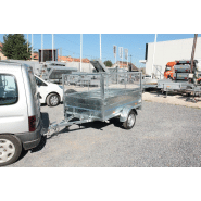 Remorque utilitaire sans frein - Fabrication française - Erdé Expert LC 201 Galva - Pour particuliers et professionnels_2