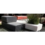 Jardinières B.Flex - Urbastyle - béton préfabriqué multifonction design par Marine Peyre_2