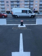 Obstacles escamotables - Survelec - Barrage routier hydraulique ancré au sol_2