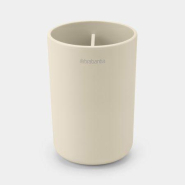 Porte brosse à dents Brabantia ReNew - avec séparateur - Soft Beige - Grande taille pour plusieurs brosses à dents et un tube de dentifrice - Idéal pour brosses à dents électriques_2