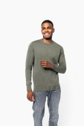 Pull écoresponsable col rond homme - coton biologique peigné - Réf: KNS901 - Kariban_2