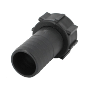 Raccord annelé - Droit - avec écrou tournant - F 2