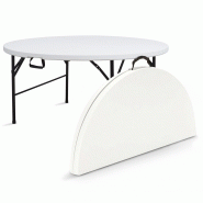 Table pliante ronde 150cm 8 places pehd_2