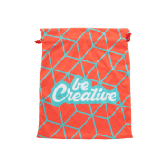 Sac cadeau personnalisé avec cordons en polyester - Impression quadri sur toute la surface - Grand format_2