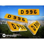 Cartouches à fond jaune E43 - Signalisation routière départementale_2