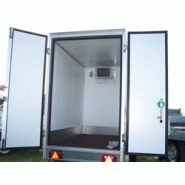 Frigorifiques Cool Trailer - simple ou double essieux - 4 béquilles stabilisatrices_2