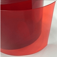 Lanière PVC souple - translucide rouge/opaque - 200 x 2 mm - isolation thermique_2