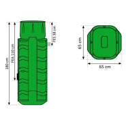 Poste de relevage Sanirel® HT.180cm - Cuve 500L PEHD - Prêt à poser pour fil d'eau profond_2