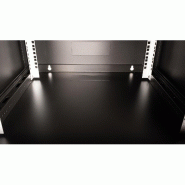 VALUE Boîtier mural 19 pouces 6U, 600 x 600 mm, noir, kit à assembler_2